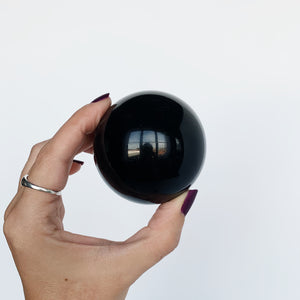 Black Tourmaline sphere