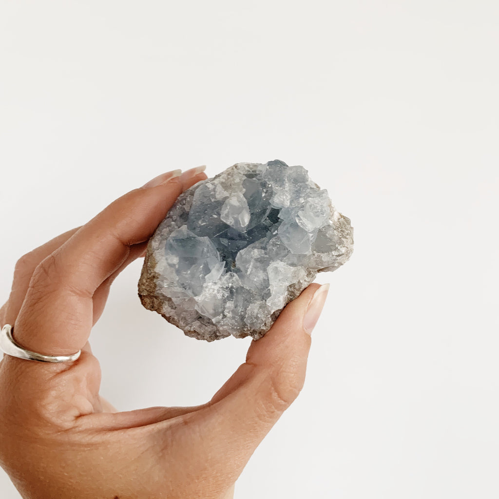 Blue Celestite Chunk Rock Shop – Almanac Supply