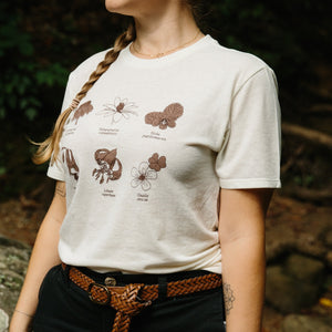 Cream colored Appalachian Flora t-Shirt