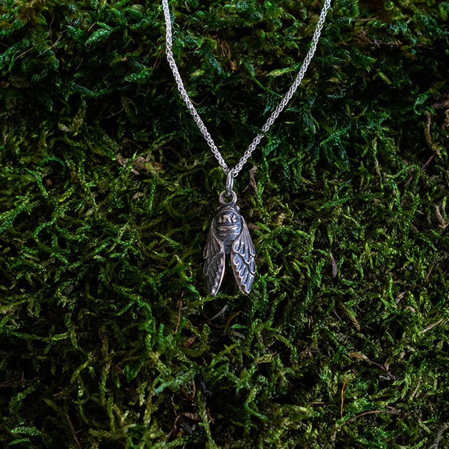 Cicada Charm in Sterling Silver