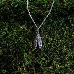 Cicada Charm in Sterling Silver