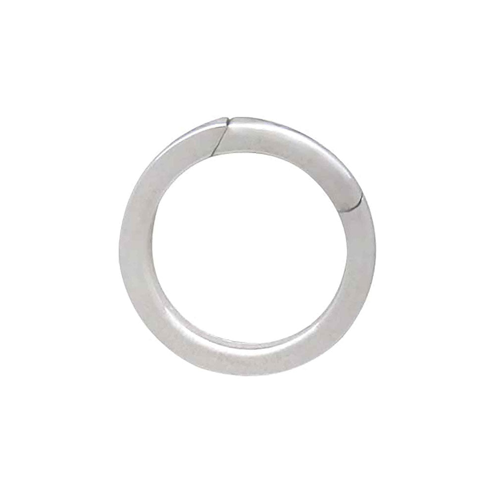 Round Charm Holder in Sterling Silver