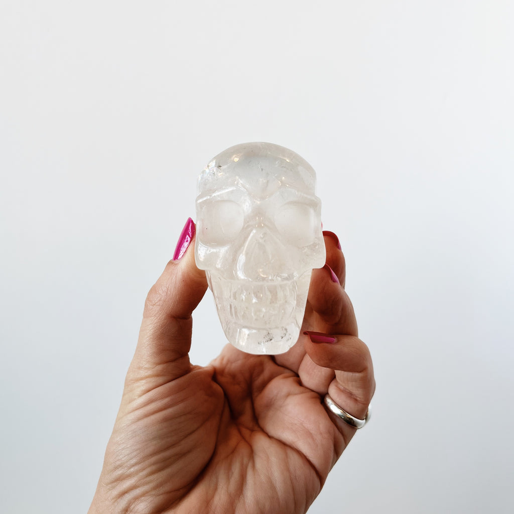 Clear Quartz Skull