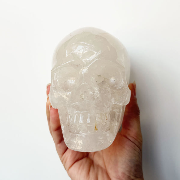 Clear Quartz Skull