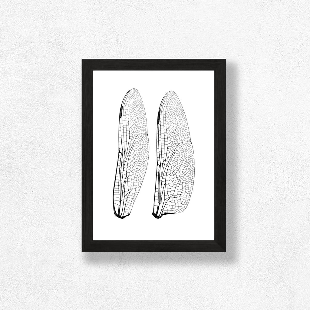 Wings Art Print - Dark Fairy Collection