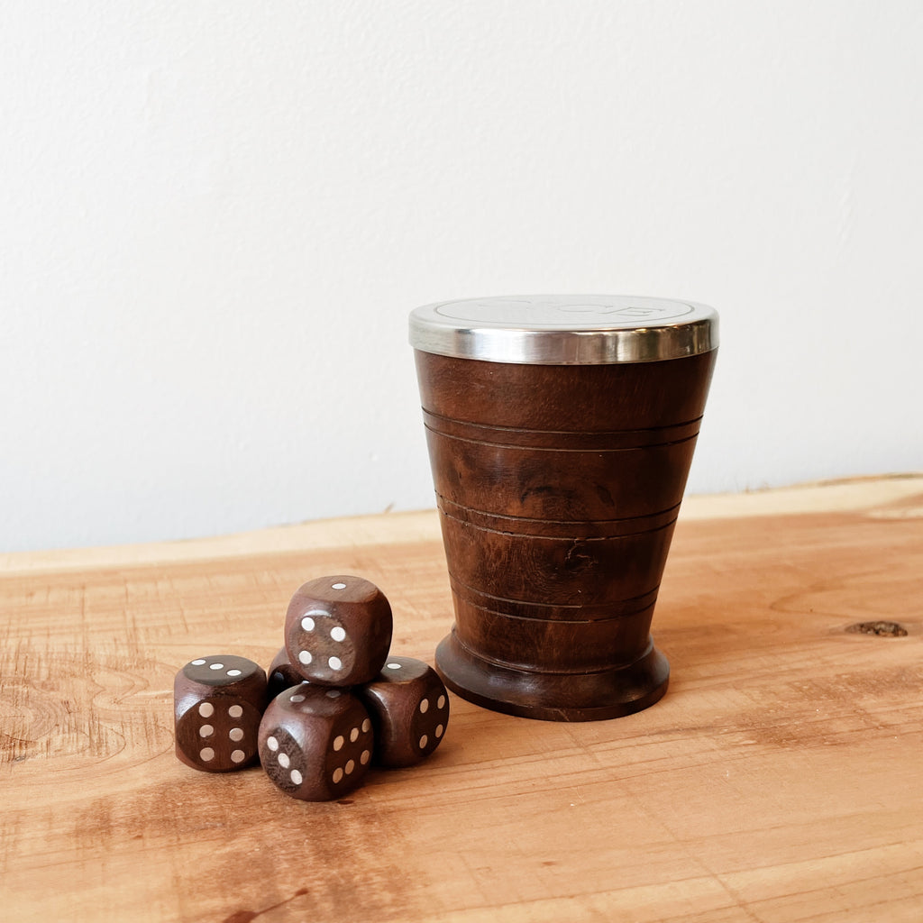 Handmade Wooden Dice Shaker