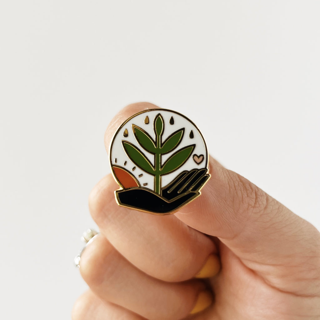 Grow Enamel Pin