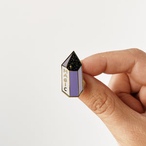 Magic Crystal Enamel Pin