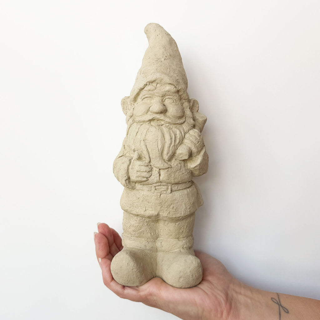 Garden Gnome Statue in Concrete