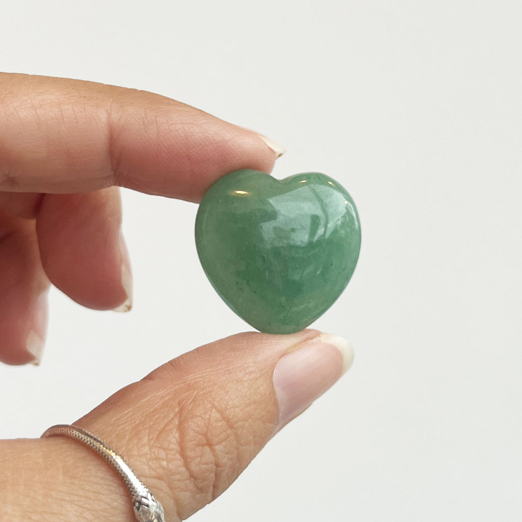 Green Aventurine Heart