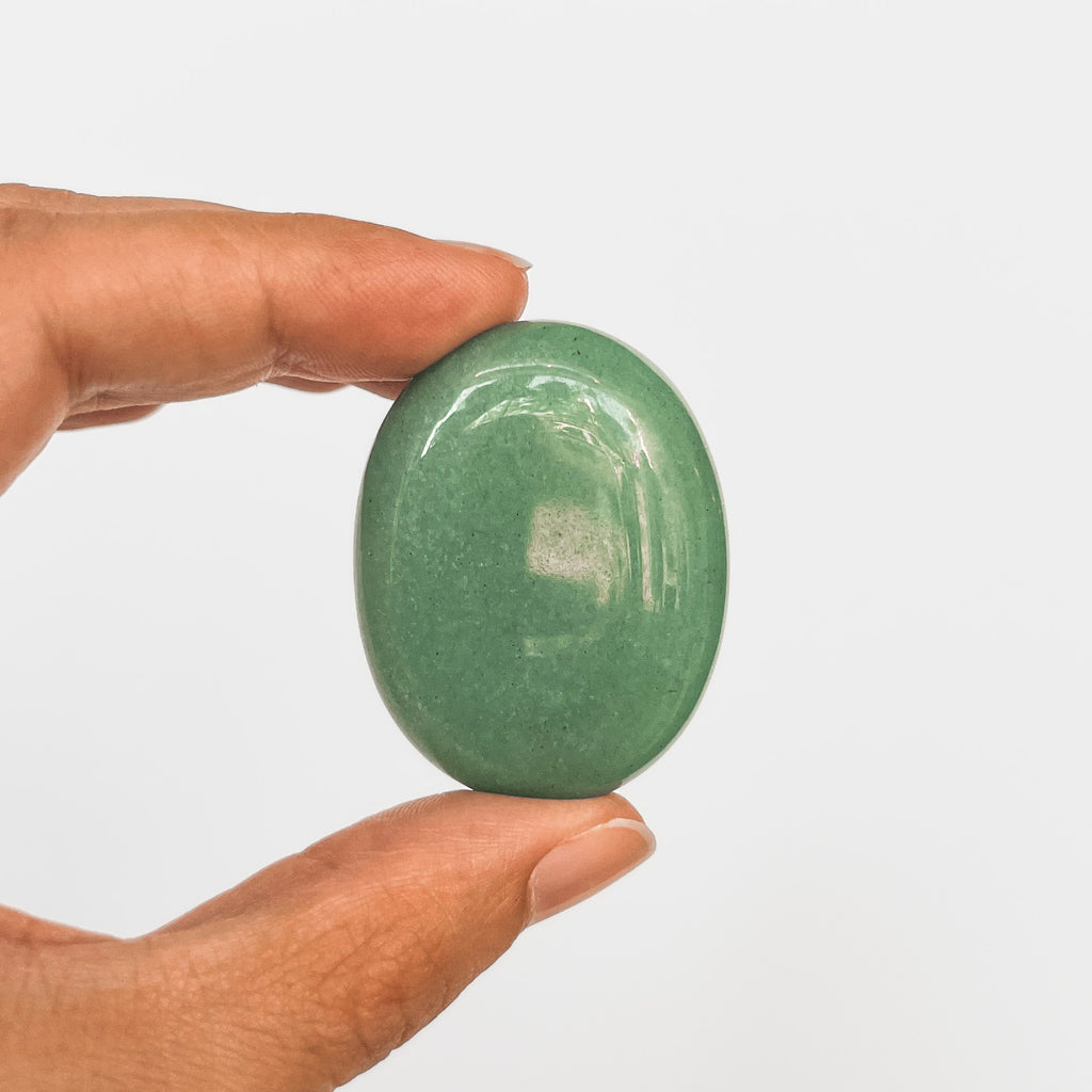 Green Aventurine Palm Stone