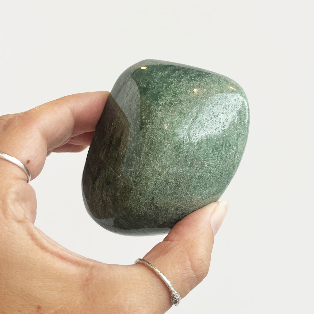 Green Aventurine Palm Stone