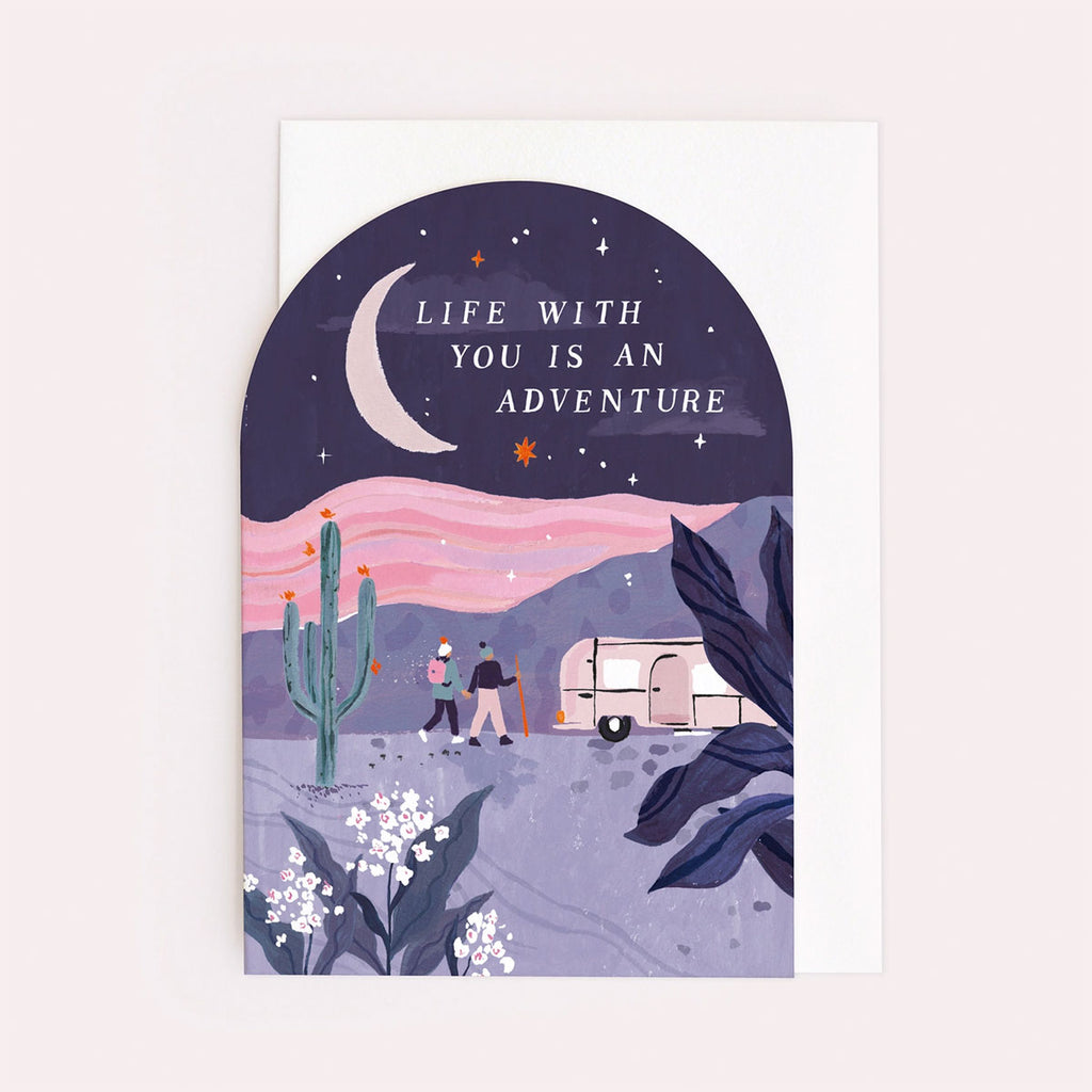 Life with You is an Adventure Greeting Card