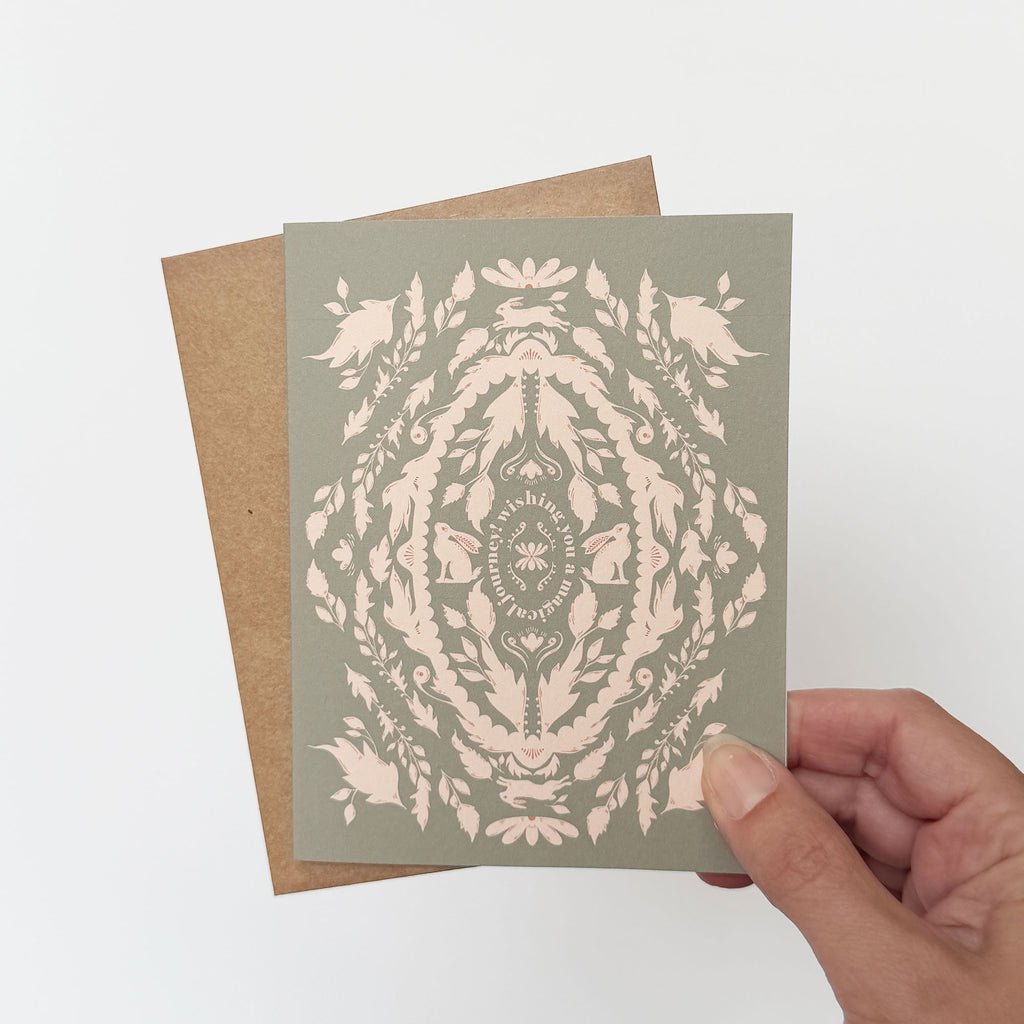 Wishing You a Magical Journey Greeting Card