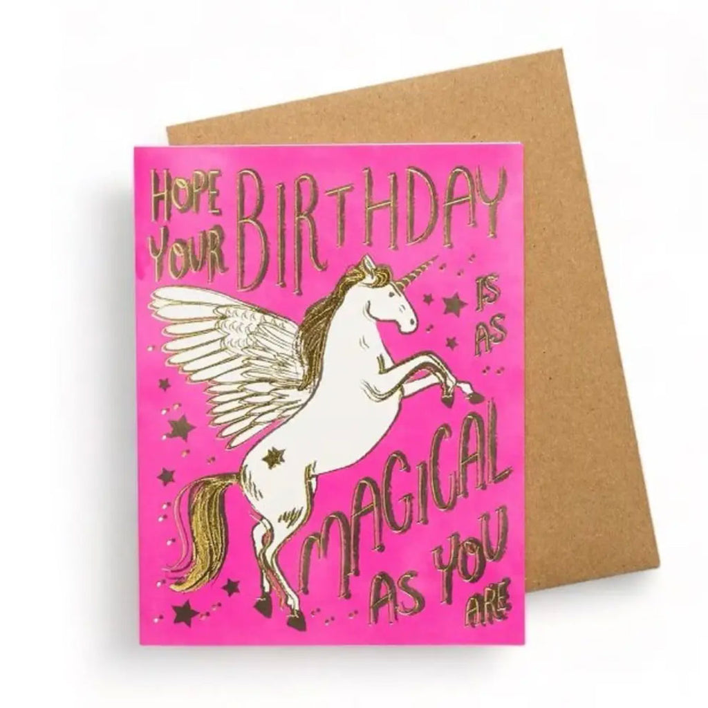 Magical Unicorn Birthday Greeting Card