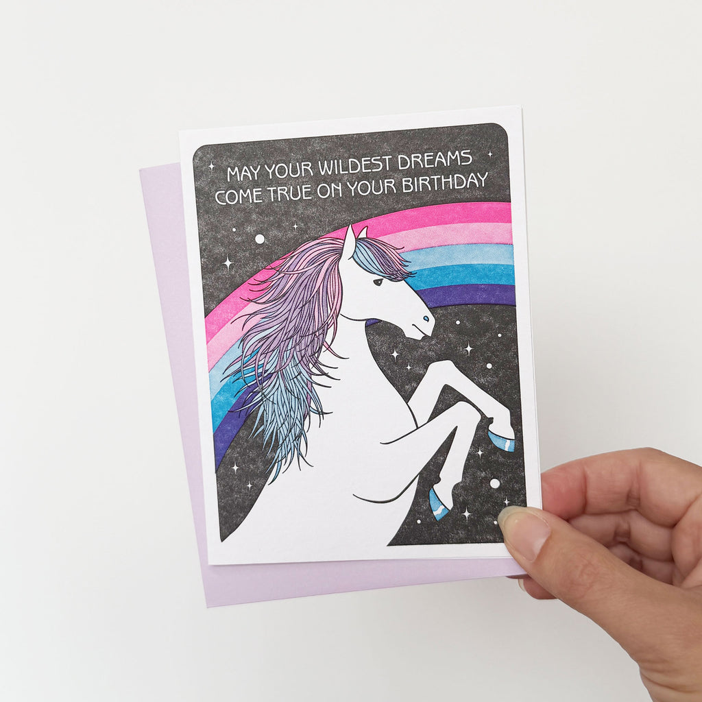 May Your Wildest Dreams Come True Birthday Greeting Card