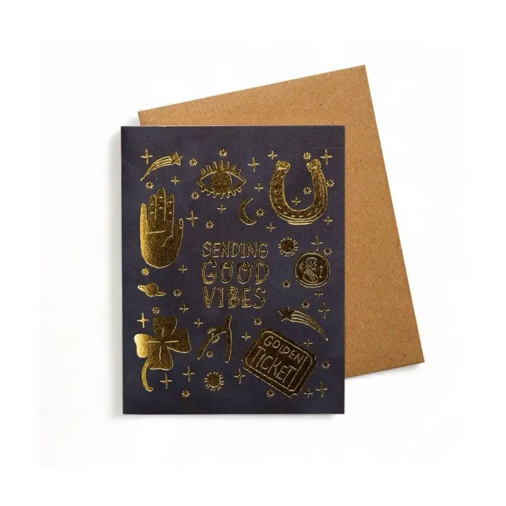 Sending Good Vibes Greeting Card