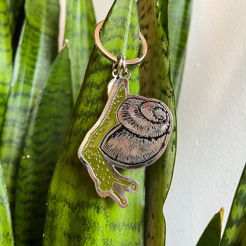 Snail Keychain