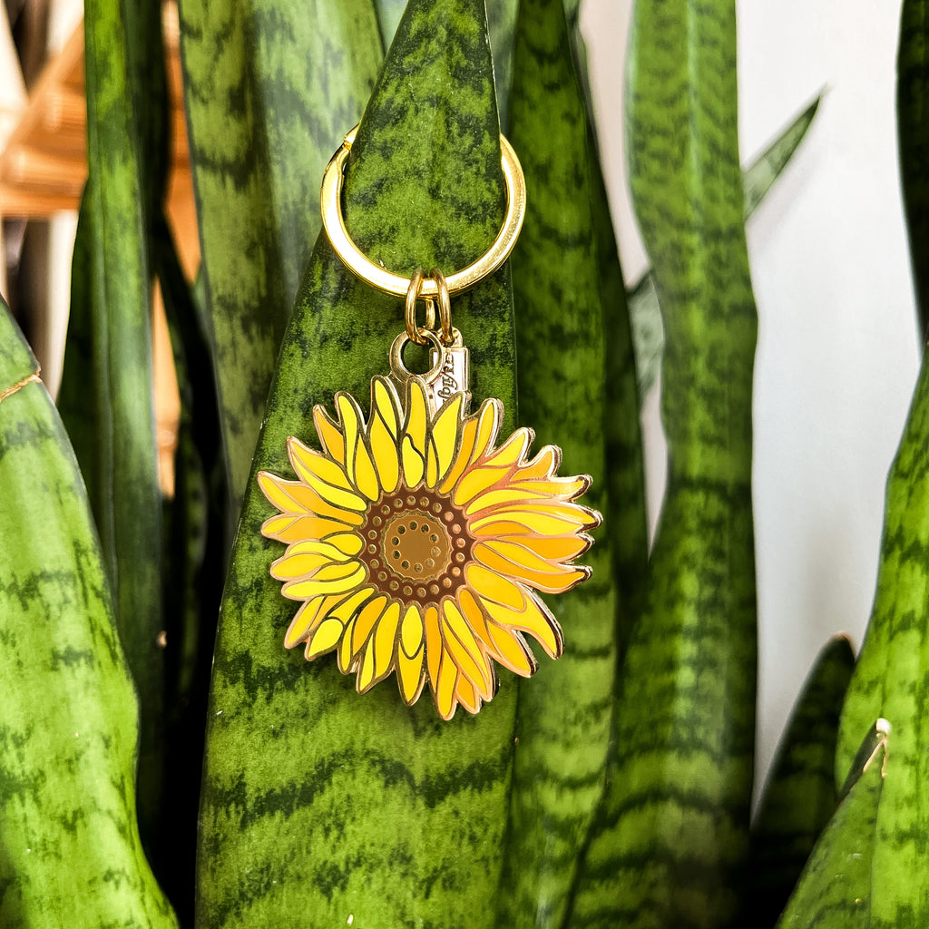 Sunflower Keychain