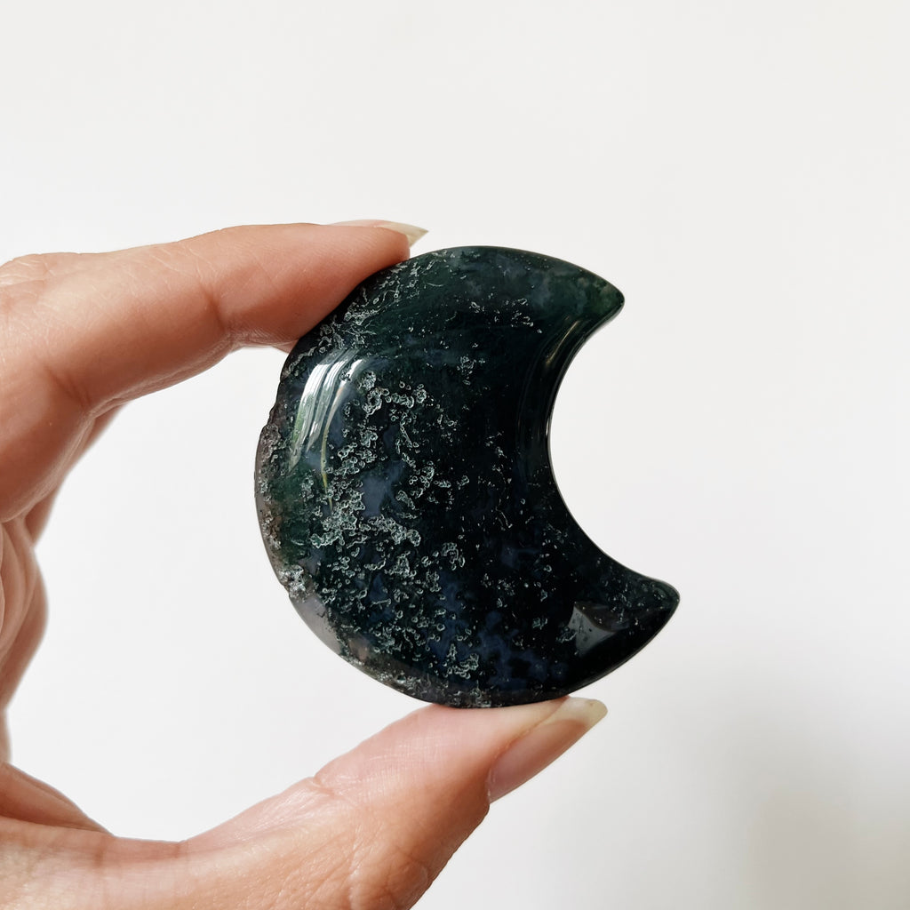 Moss Agate Moon