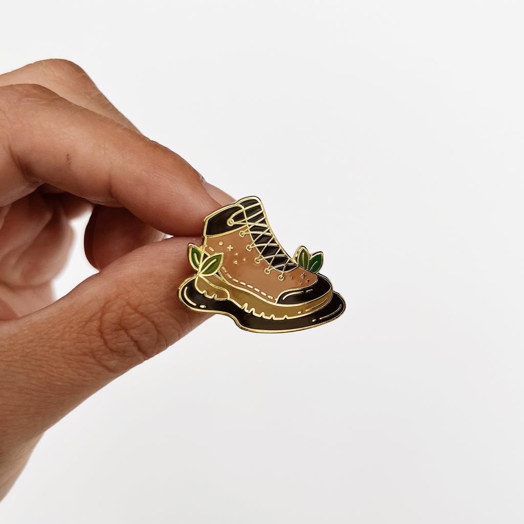 Hiking Boot Enamel Pin