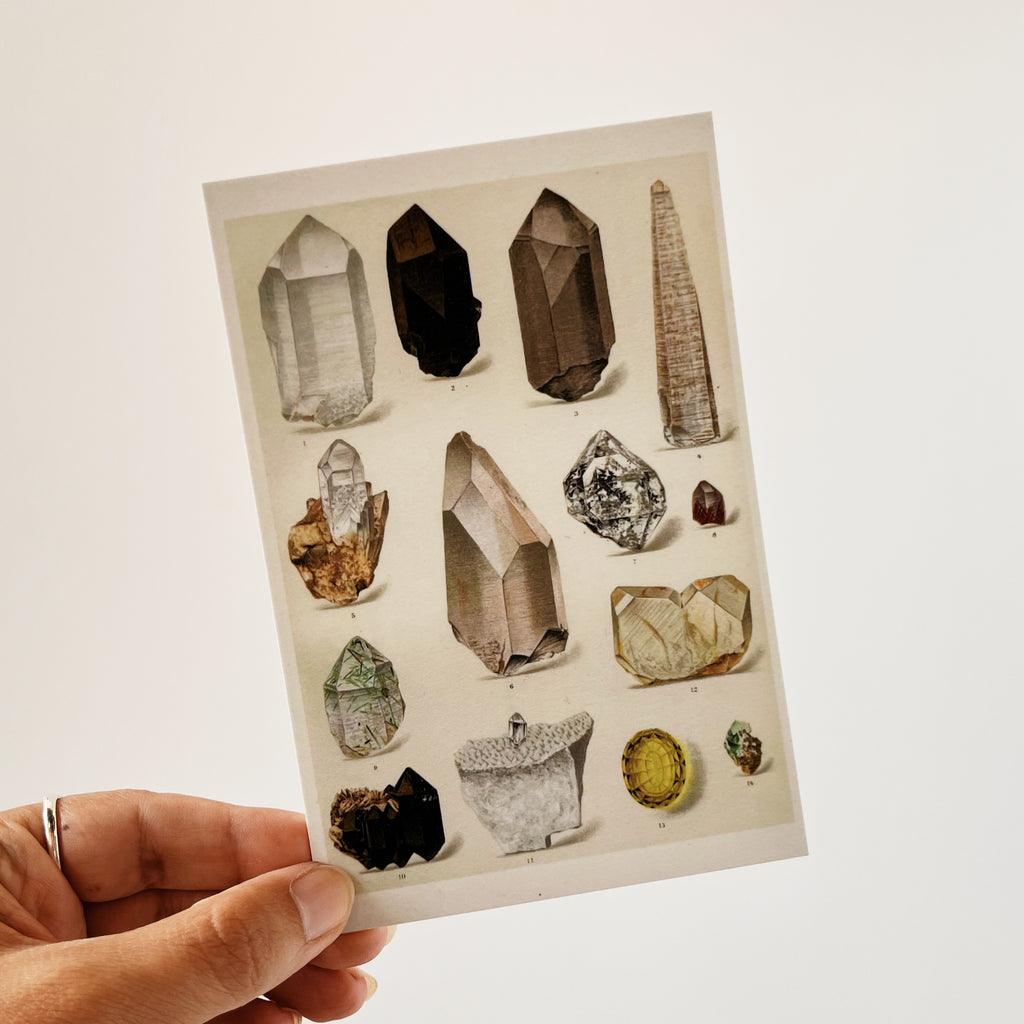 Vintage Crystal Postcard