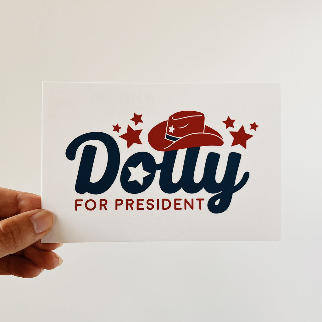 Dolly for President Postcard