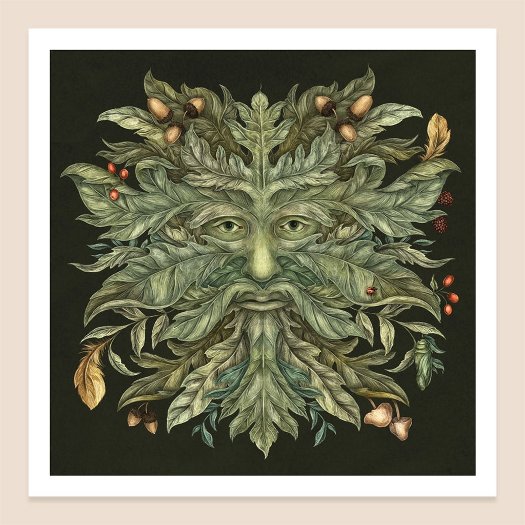 Green Man Art Print