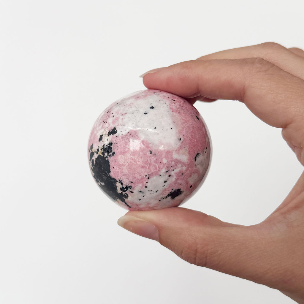 Rhodonite Sphere