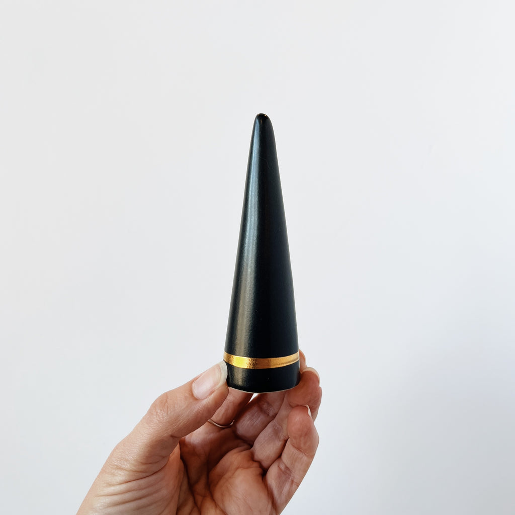Handmade Porcelain Ring Cone