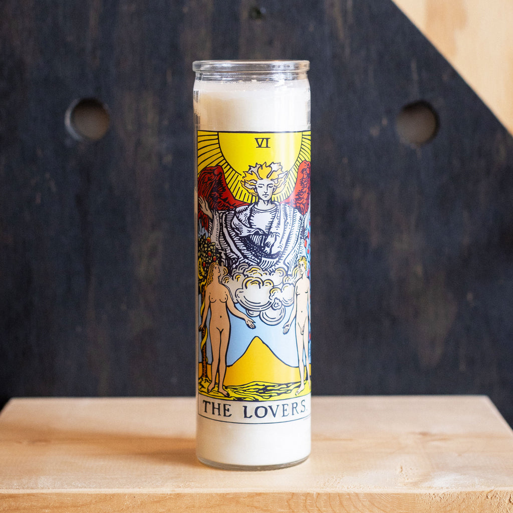 The Lovers Tarot Ritual Candle