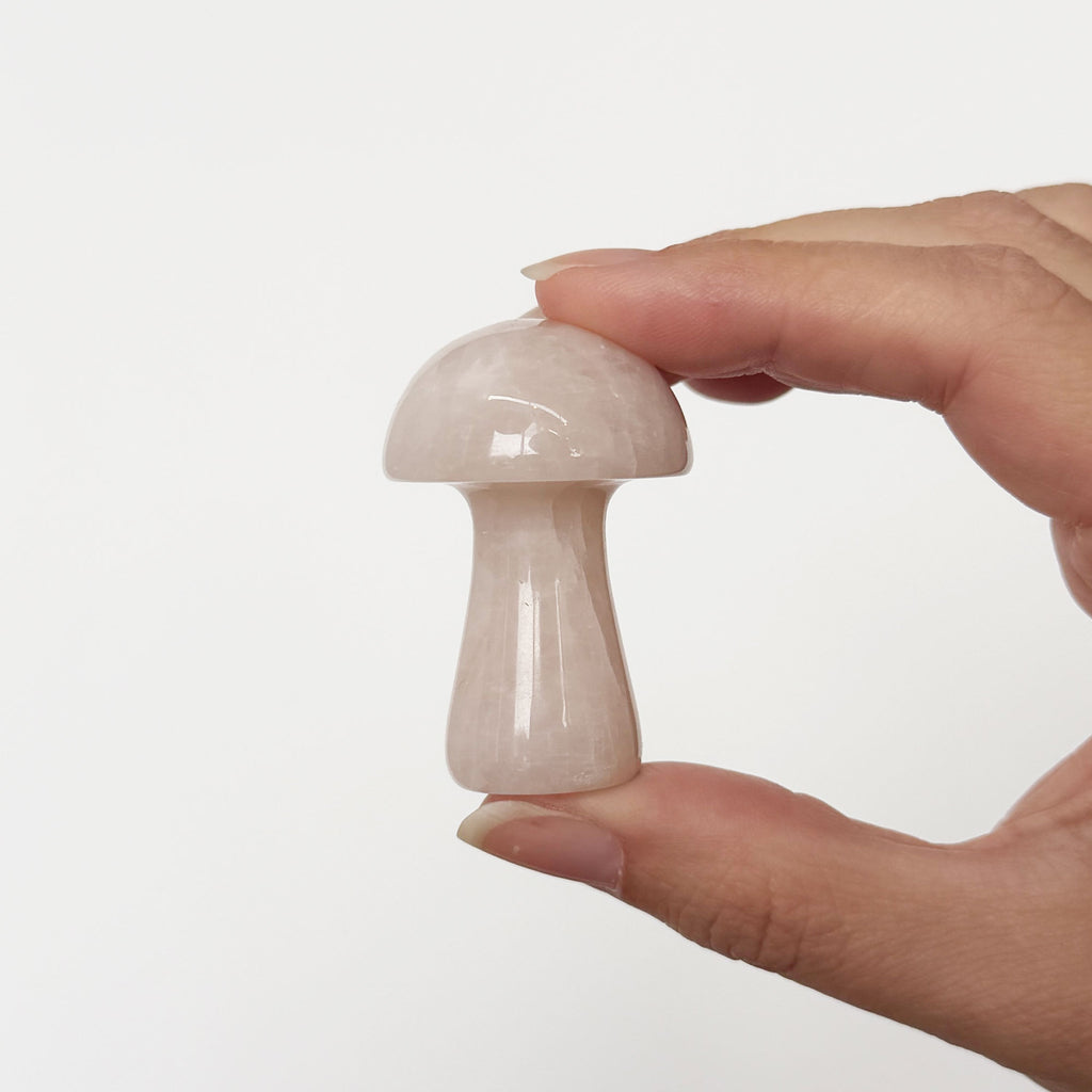 Rose Quartz Mushroom