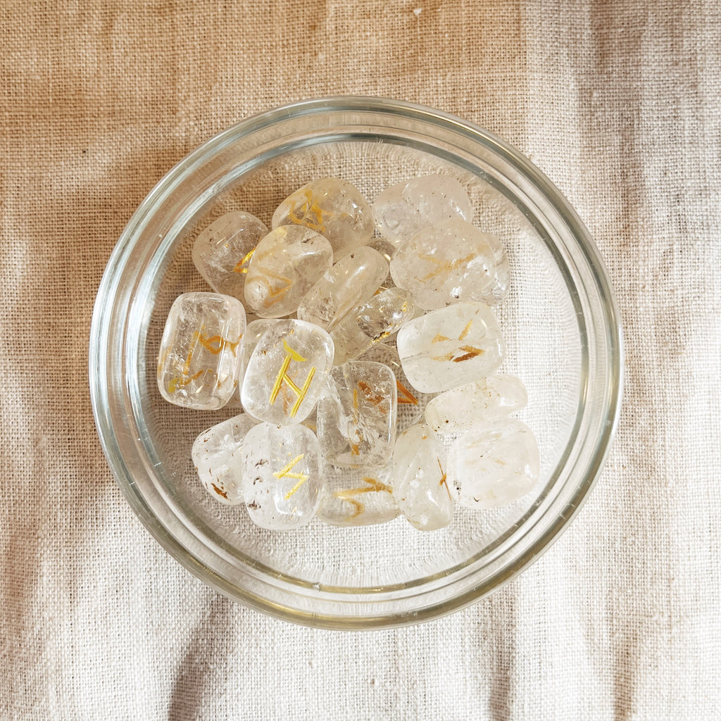 Clear Quartz Runes