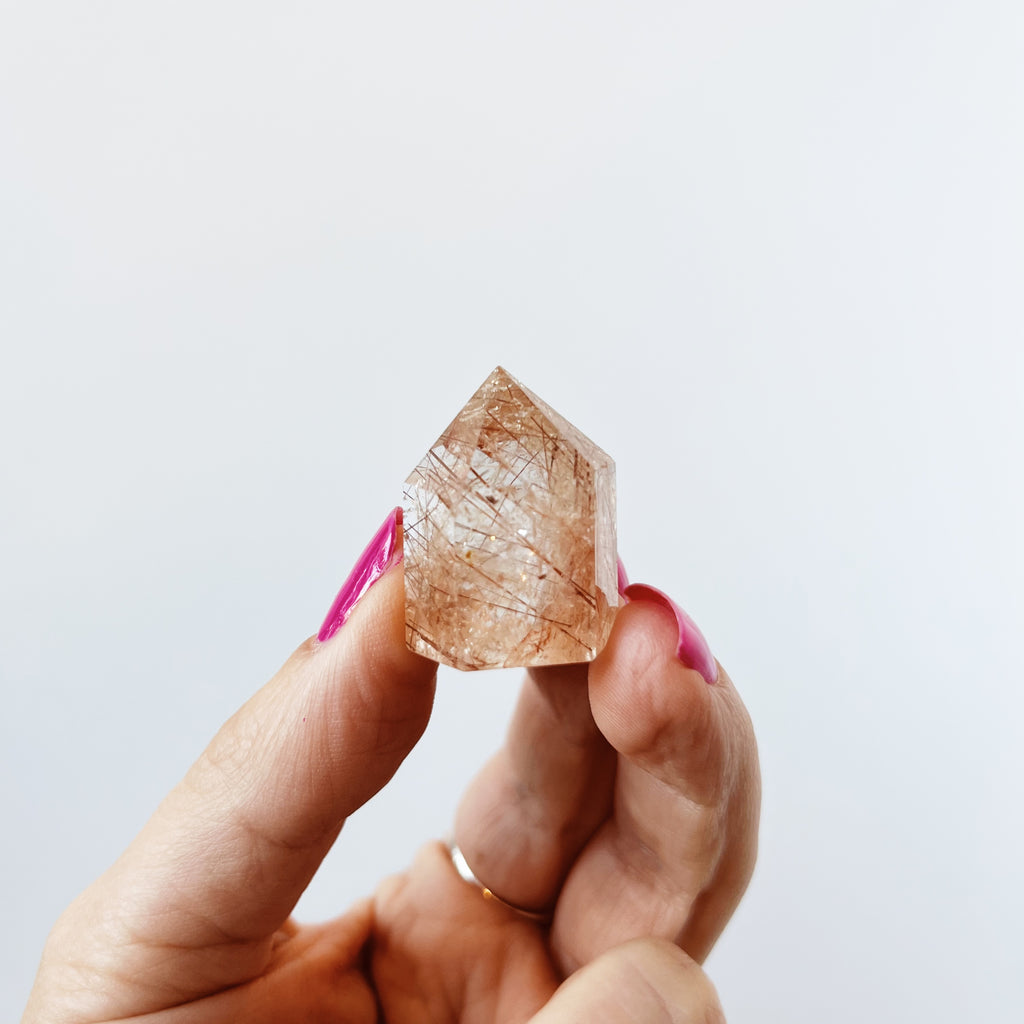 Rutilated Quartz Tower