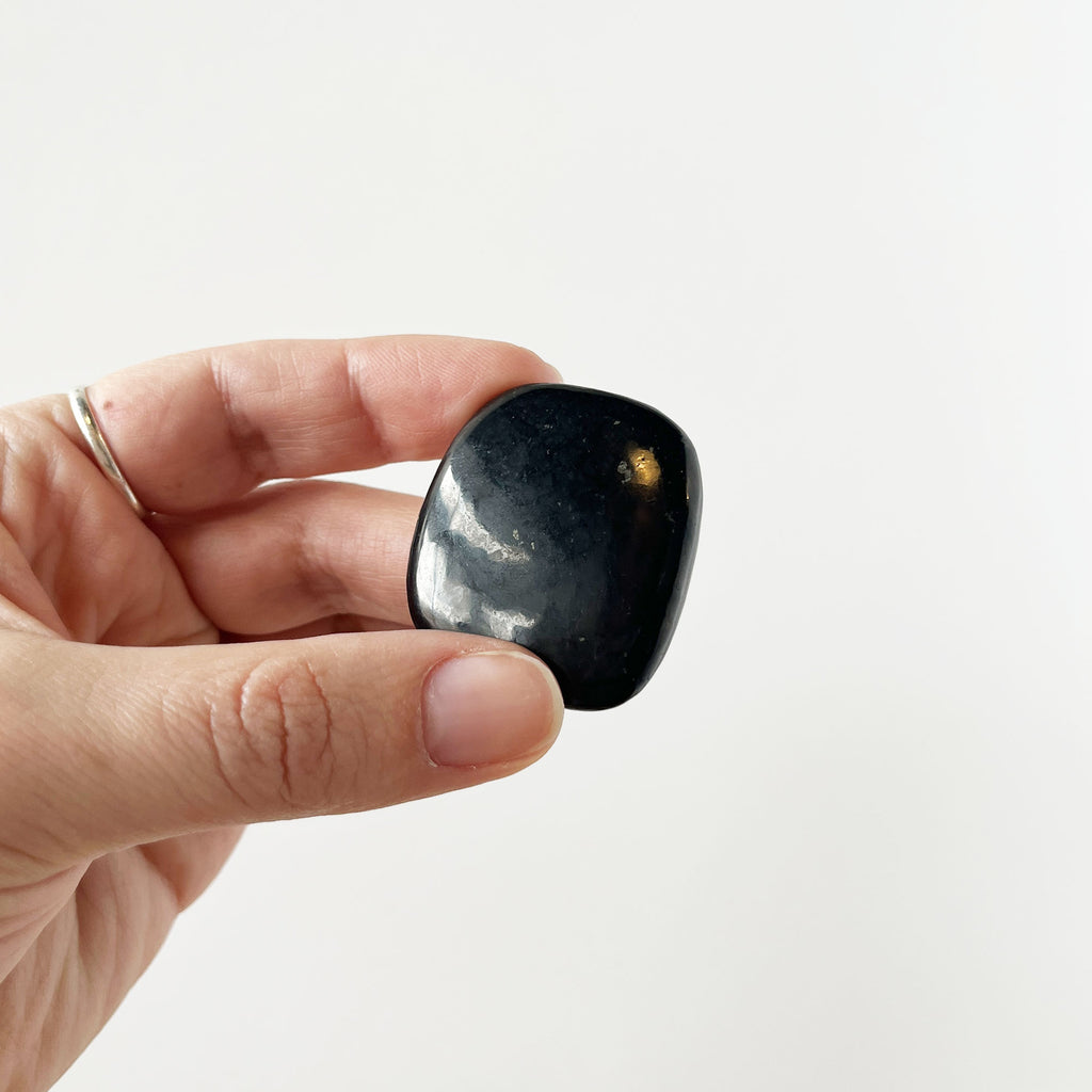 Shungite Palm Stone