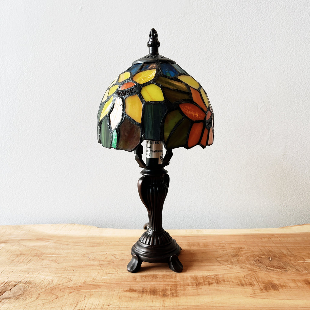 Sunflower Stained Glass Accent Lamp