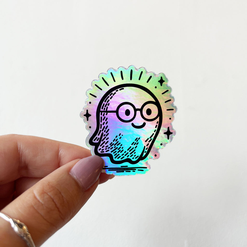 Orby Parker Ghost Holographic Sticker