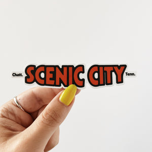 Scenic City Logo Sticker