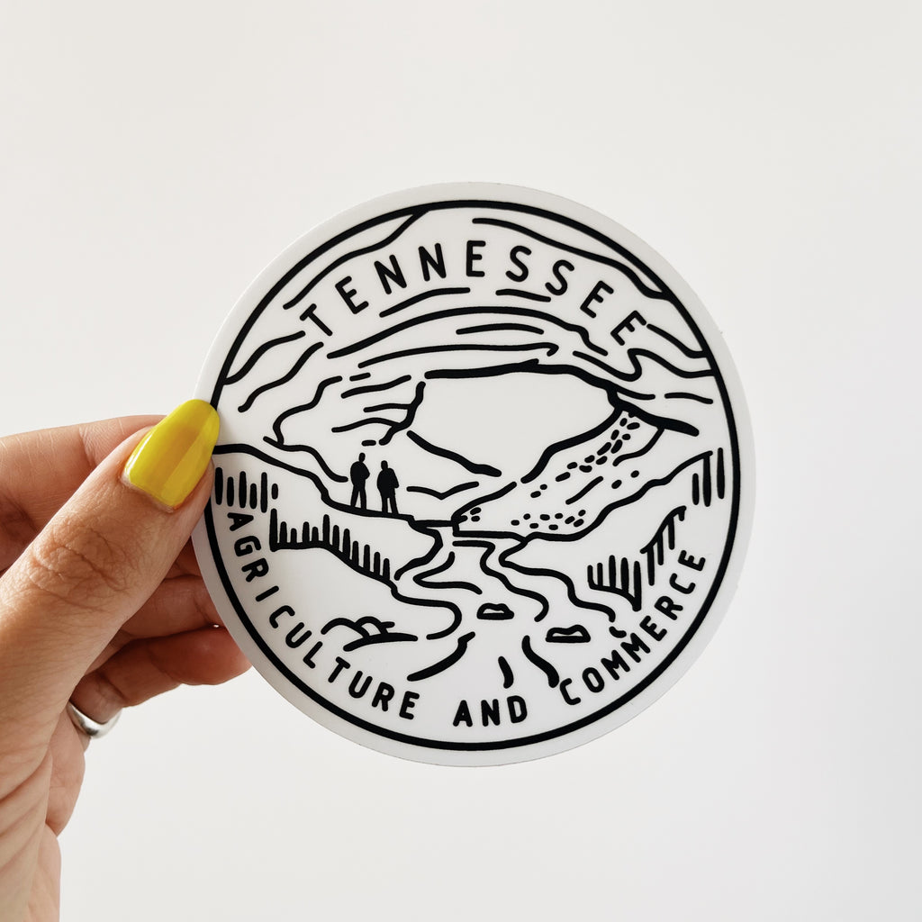 Tennessee Round Sticker