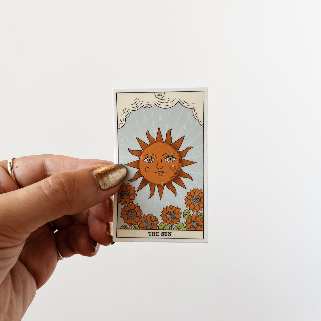 The Sun Tarot Card Sticker