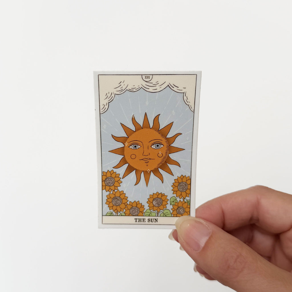 The Sun Tarot Card Sticker