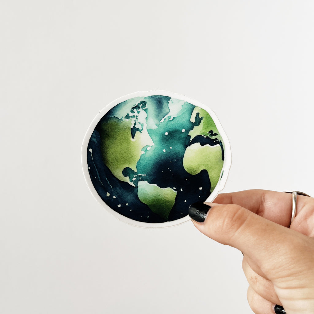Earth Sticker - Vinyl Stickers - Nature Store – Almanac Supply Co.