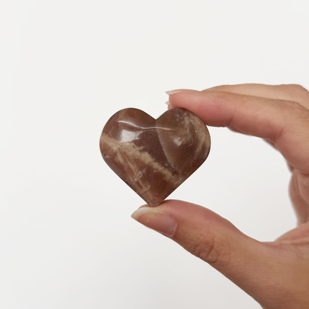 Sunstone Moonstone Heart