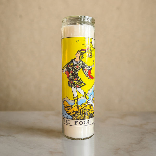 The Fool Tarot Ritual Candle