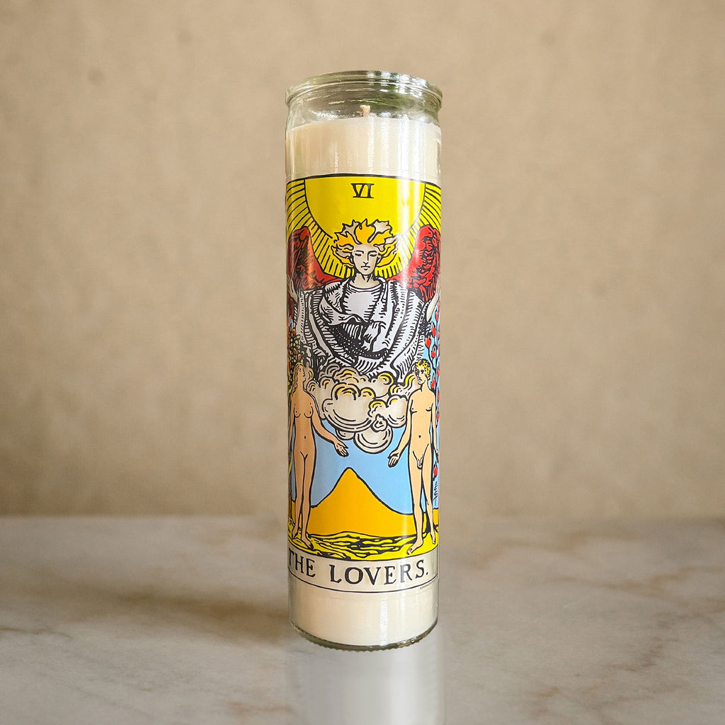 The Lovers Tarot Ritual Candle