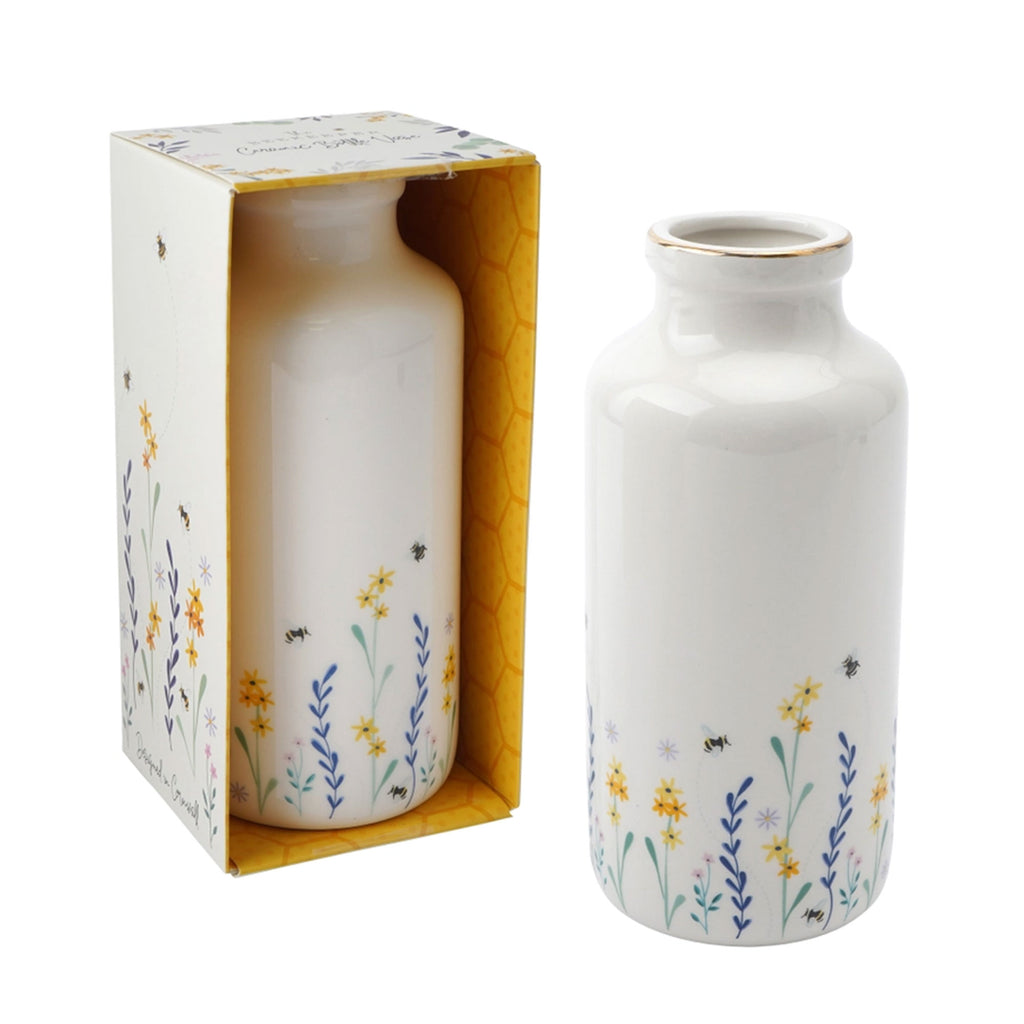 Floral Ceramic Bud Vase