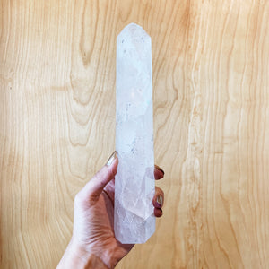 Extra-large Clear Quartz tower