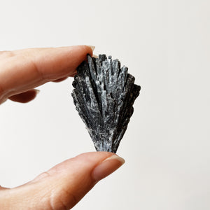 Natural Black Kyanite blade