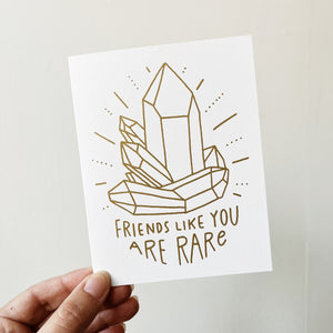 Crystal Friends Greeting Card