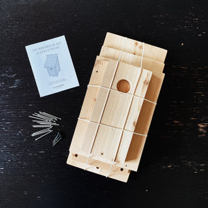 DIY Birdhouse kit and instructions